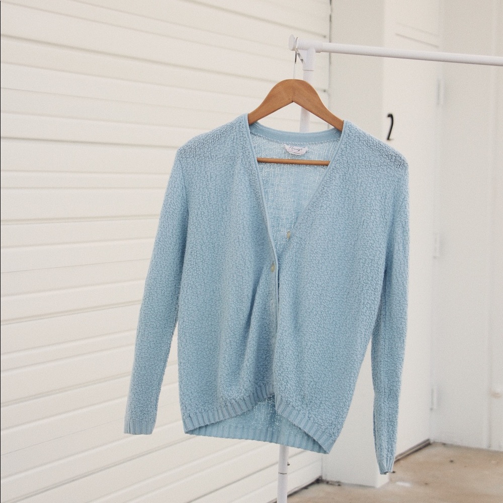 Penney's Baby Blue Vintage Sweater